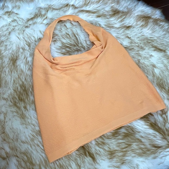 LE LIS Collection Halter Top - Size Medium in “Apricot” - Picture 4 of 7